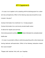 ATI Capstone b NEWEST 2026/2027 ACTUAL EXAM COMPLETE QUESTIONS AND CORRECT DETAILED ANSWERS