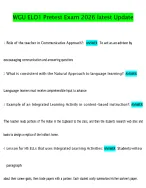 WGU ELO1 Pretest NEWEST 2026/2027 ACTUAL EXAM COMPLETE QUESTIONS AND CORRECT DETAILED ANSWERS