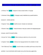 WGU ELO1 Study Guide NEWEST 2026/2027 ACTUAL EXAM COMPLETE QUESTIONS AND CORRECT DETAILED ANSWERS