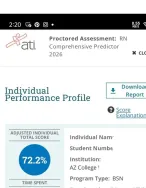 ATI RN Comprehensive Predictor Exit Exam with NGN 70 Questions and 100 Correct Answers