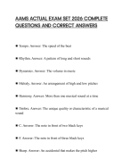 AAMS ACTUAL EXAM SET 2026 COMPLETE QUESTIONS AND CORRECT ANSWERS