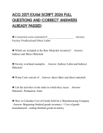 ACG 2071 EXAM SCRIPT 2026 FULL QUESTIONS AND CORRECT ANSWERS ALREADY PASSED