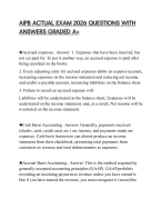 AIPB ACTUAL EXAM 2026 QUESTIONS WITH ANSWERS GRADED A+
