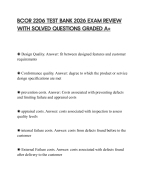 BCOR 2206 TEST BANK 2026 EXAM REVIEW WITH SOLVED QUESTIONS GRADED A+