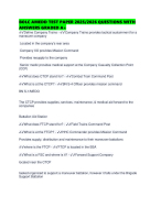 BOLC AMEDD TEST PAPER 2025/2026 QUESTIONS WITH ANSWERS GRADED A+