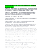 BPI TEST PAPER EXAM 2025 QUESTIONS WITH ANSWERS GUARANTEE A+