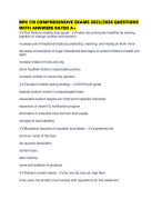 BPK 110 COMPREHENSIVE EXAMS 2025/2026 QUESTIONS WITH ANSWERS RATED A+