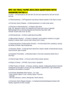 BPK 140 FINAL PAPER 2025/2026 QUESTIONS WITH ANSWERS RATED A+