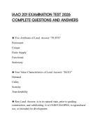 IAAO 201 EXAMINATION TEST 2026 COMPLETE QUESTIONS AND ANSWERS