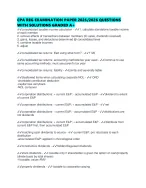 CPA REG EXAMINATION PAPER 2025/2026 QUESTIONS WITH SOLUTIONS - DocMerit