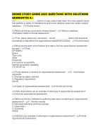 DEOMI STUDY GUIDE 2025 QUESTIONS WITH SOLUTIONS GUARANTEE A+