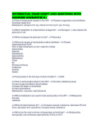 DIFFERENTIAL EXAM SCRIPT 2025 QUESTIONS WITH ANSWERS GUARANTEE A+