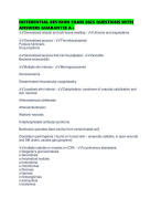 DIFFERENTIAL REVISION EXAM 2025 QUESTIONS WITH ANSWERS GUARANTEE A+