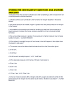 DIVEMASTER CORE EXAM SET QUESTIONS AND ANSWERS 2025/2026