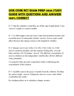 DOE CORE RCT EXAM PREP 2026 STUDY GUIDE WITH QUESTIONS AND ANSWERS ...