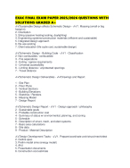 EXAC FINAL EXAM PAPER 2025/2026 QUESTIONS WITH SOLUTIONS GRADED A+