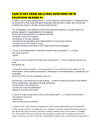 EXAC STUDY EXAM 2025/2026 QUESTIONS WITH SOLUTIONS GRADED A+