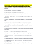 FBLA WORD PROCESSING COMPREHENSIVE EXAM TEST 2025/2026 QUESTIONS WITH ANSWERS MARKED A+
