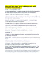FDLE FIRST AID STUDY GUIDE 2025/2026 QUESTIONS WITH ANSWERS GRADED A+