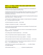 FDNY A-35 FINAL PAPER 2025/2026 QUESTIONS WITH SOLUTIONS GRADED A+