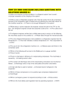 FDNY Z51 RMO CORE EXAM 2025/2026 QUESTIONS WITH SOLUTIONS GRADED A+