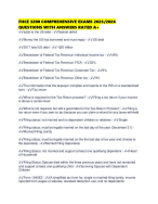 FHCE 3200 COMPREHENSIVE EXAMS 2025/2026 QUESTIONS WITH ANSWERS RATED A+