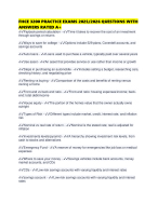 FHCE 3200 PRACTICE EXAMS 2025/2026 QUESTIONS WITH ANSWERS RATED A+