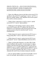 FIELD TECH II - III CONVENTIONAL EXAM SCRIPT 2026 COMPLETE QUESTIONS AND SOLUTIONS