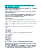 FIRE APPARATUS ENGINEER FINAL PAPER QUESTIONS AND ANSWERS 2025/2026