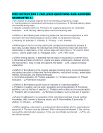 FIRE INSTRUCTOR 3 2025/2026 QUESTIONS AND ANSWERS GUARANTEE A+