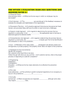 FIRE OFFICER 3 EVALUATION EXAM 2025 QUESTIONS AND ANSWERS RATED A+
