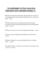 TSI ASSESSMENT ACTUAL EXAM 2026 QUESTIONS WITH ANSWERS GRADED A+