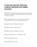 TTU EKO CMI 3358 FINAL PAPER 2026 COMPLETE QUESTIONS WITH VERIFIED SOLUTIONS