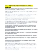 USAA QUESTIONS AND ANSWERS GUARANTEE A+ 2025/2026