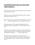 USI CERTIFICATION EXAM Q&A 2026 STUDY GUIDE GRADED A+