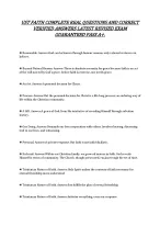 UST FINAL EXAM FULL QUESTIONS AND CORRECT ANSWERS ALREADY PASSED 2025 LATEST UPDATE