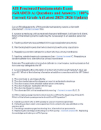 Updated ATI RN Comprehensive Predictor 2025 Exam