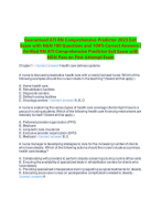 Comprehensive Predictor Exit Exam with NGN Pass on First Attempt Exam ATI RN Comprehensive Predictor 2023 Exit Exam with NGN 180