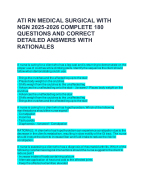 ATI RN MEDICAL SURGICAL WITH NGN 2025