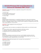 NCLEX PN 2026 Next Generation NGN Actual Exam Questions and Answers