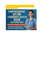 Comprehensive ATI RN Community Health 2025 Proctored Exam with NGN – Actual RN ATI Community Health