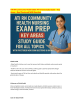 ATI RN Community Health 2025 All-In-One Study Guide – Key Areas + Real Proctored NGN Question