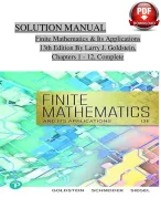Solution manual for finite mathematics and its applications 13th edition larry j goldstein.pdf