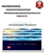 Solution manual for principles of corporate finance 14th edition by richard brealey stewart myers
