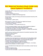 NCC-Maternal Newborn Study Guide 2025 Latest Update!!! Verified A+.pdf