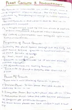 Plant Growth and Development Class 11 Biology Complete Chapter Notes ...