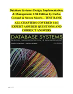 Database Systems – Design, Implementation, & Management (13th Edition) by Carlos Coronel & Steven