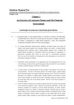 Solution Manual For Fundamentals of Financial Management Concise 11th Edition by Brigham Houston C