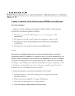 Test Bank For Pediatric Physical Examination An Illustrated Handbook 3rd Edition by Karen G. Duders