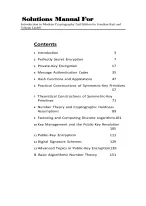 Solutions Manual For Introduction to Modern Cryptography 2nd Edition by ...